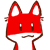 Emoticon Red Fox lingua